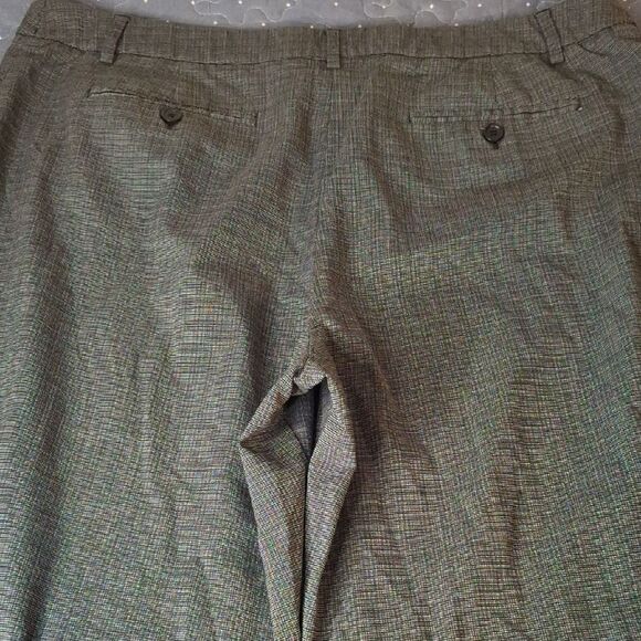 212 Collection Natural Fit Plaid Trousers size 18 - Picture 4 of 6